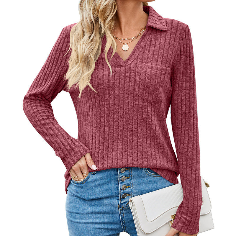 Damen Elegantes pullover mit strukturiertem Design Krohn-e