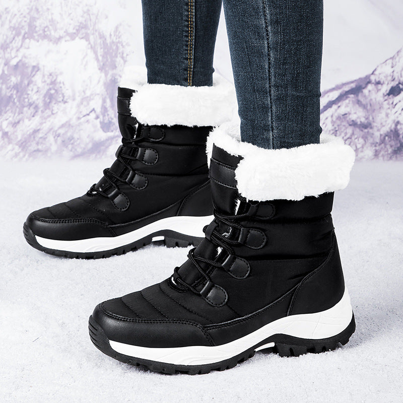 Krohn-e | Stiefel - Knöchelhöhe - Ge Quiltete Nähte - Fleece Gefüttert