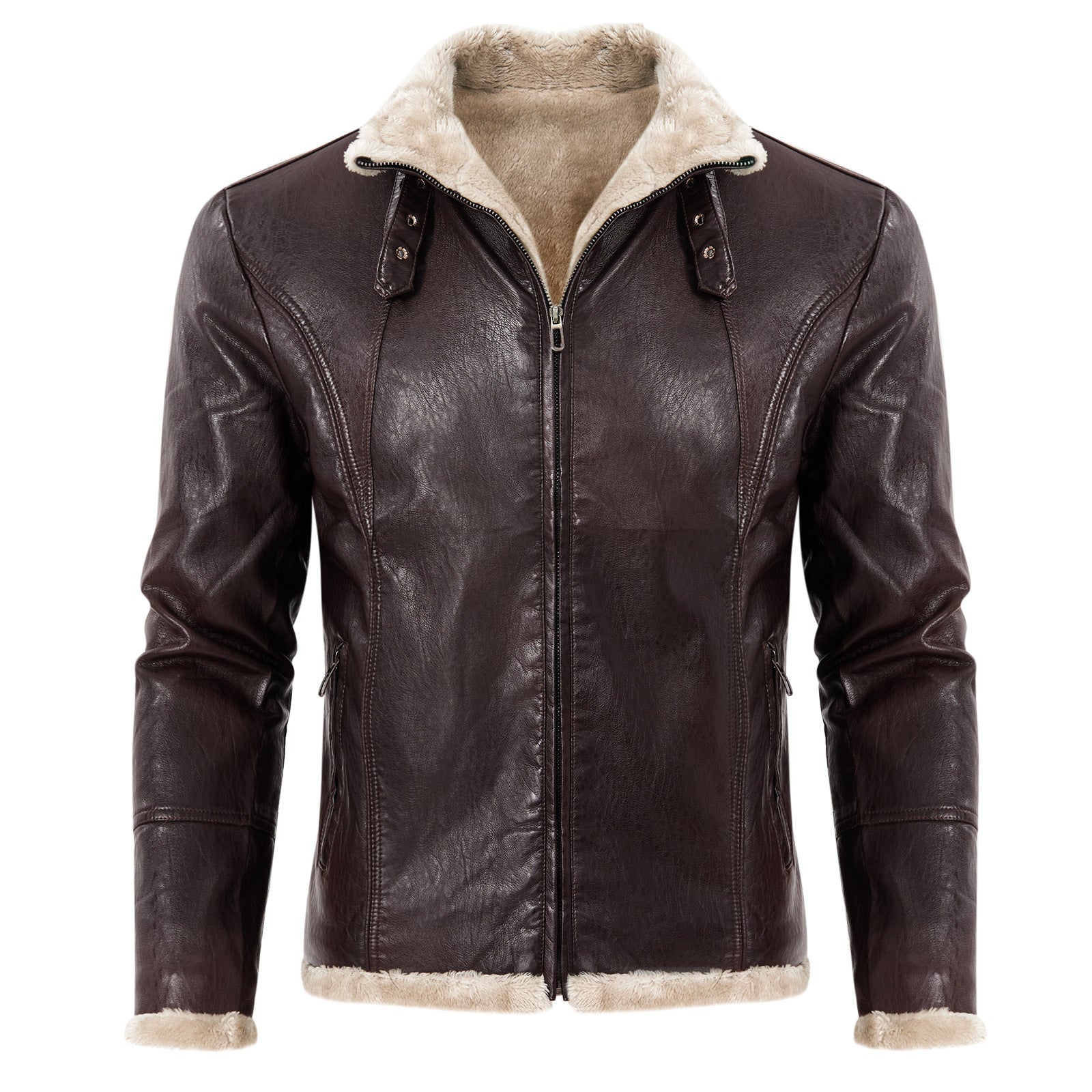 Herren elegante jacke mit Kuschelkragen Krohn-e