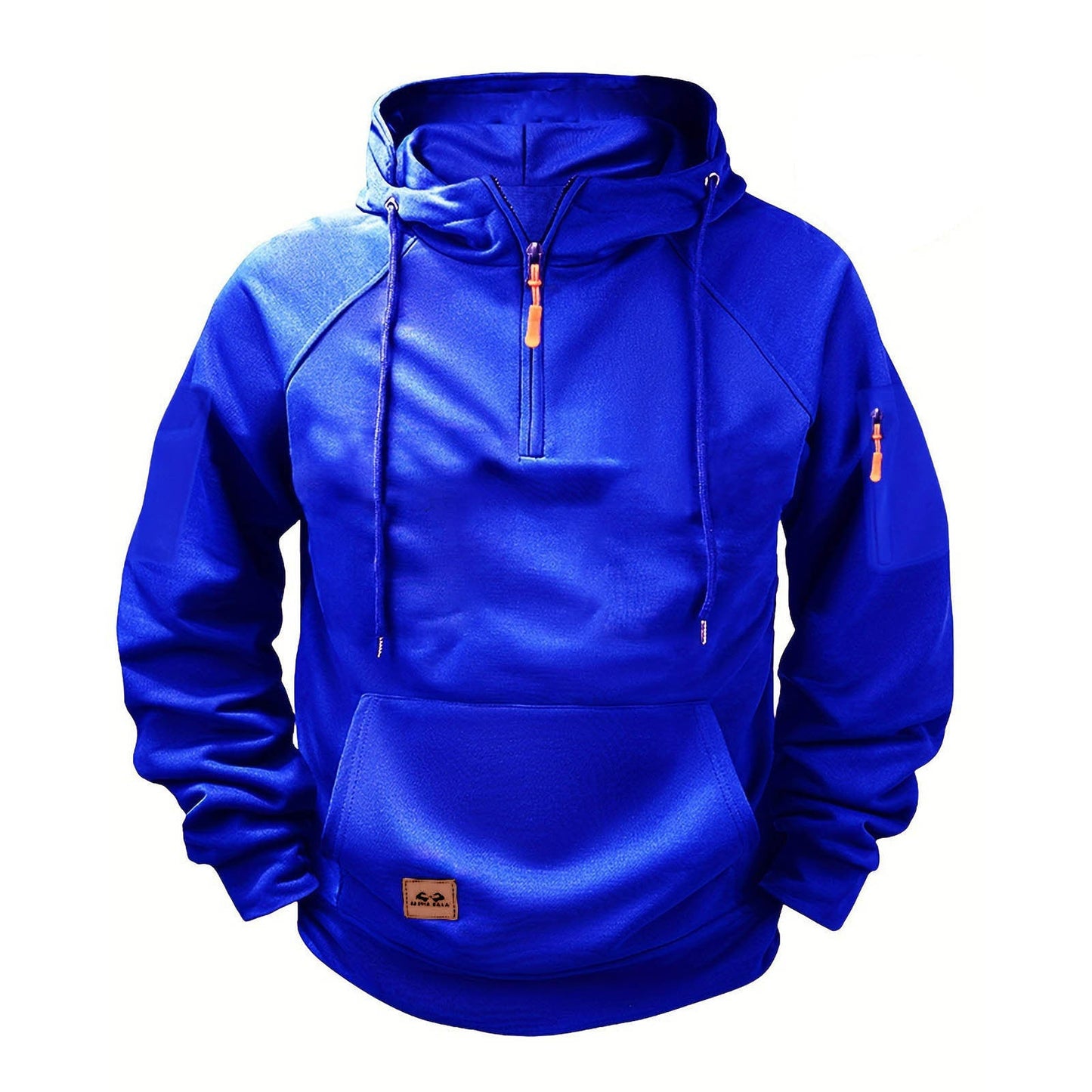 Herren sportlicher Kapuzenpullover mit praktischem Reißverschluss Krohn-e