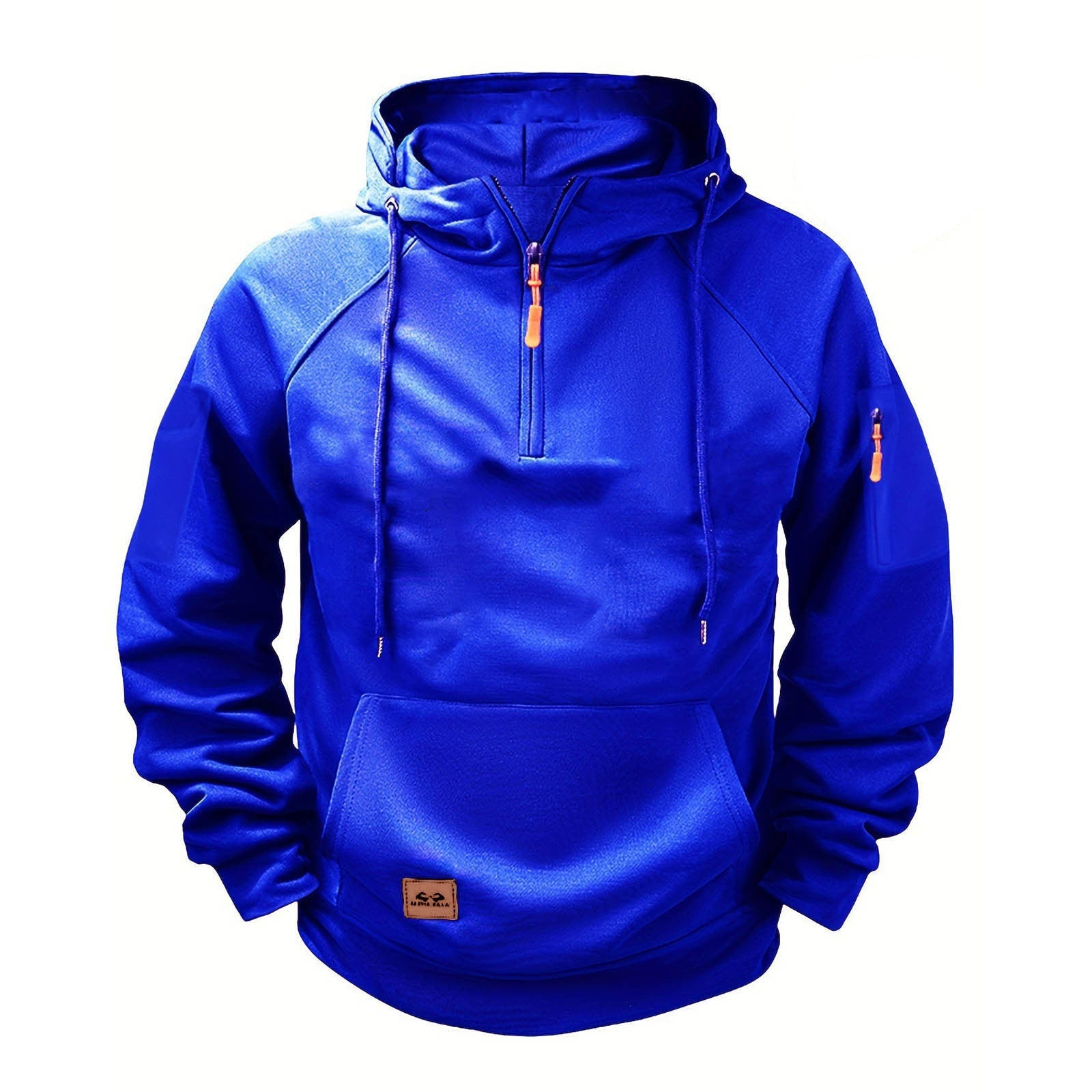 Herren sportlicher Kapuzenpullover mit praktischem Reißverschluss Krohn-e