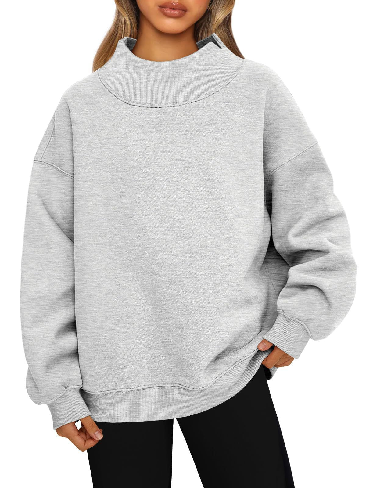 Damen Hochwertiger Stehkragen-Sweater Krohn-e