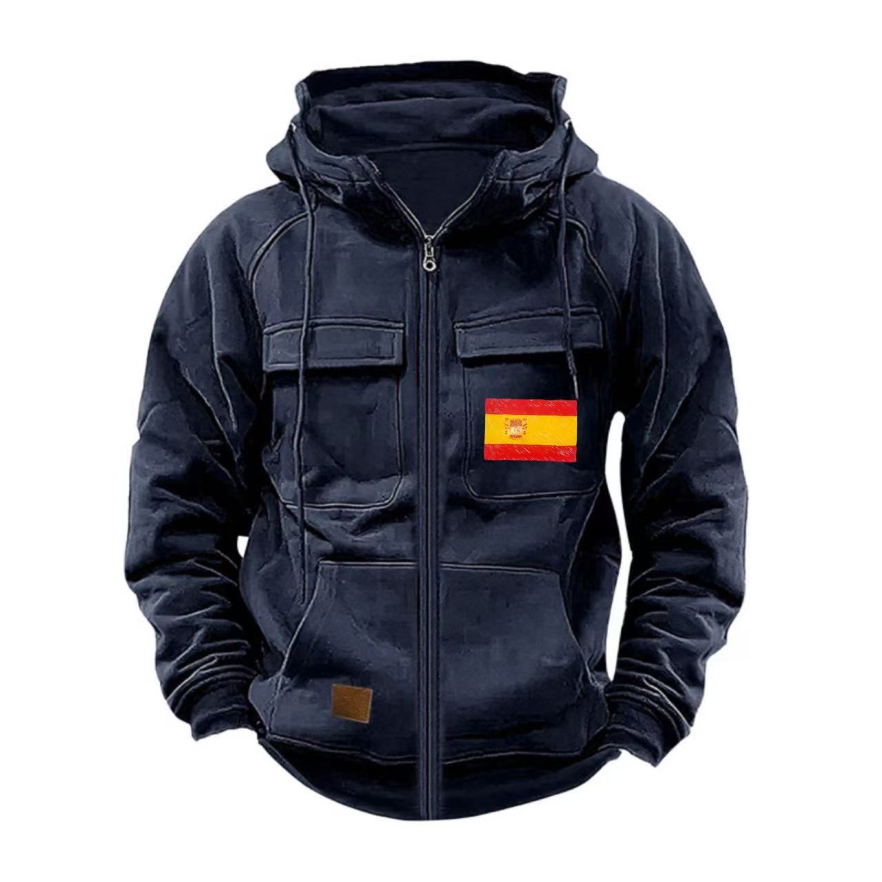 Herren funktionale Jacke mit mehreren Taschen Krohn-e