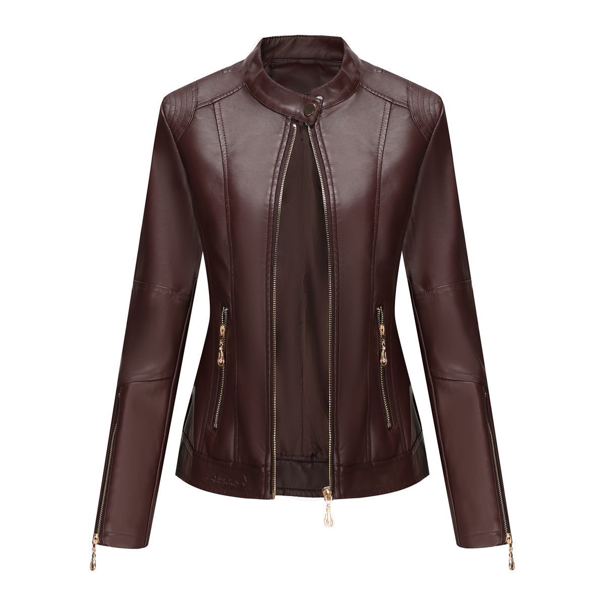 Damen modische Faux jacke mit minimalistischen Akzenten Krohn-e