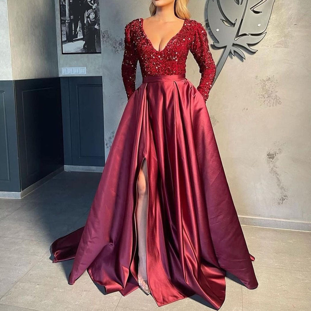 Atemberaubendes Hochzeitsabendkleid von Fudus für die Zugfahrt