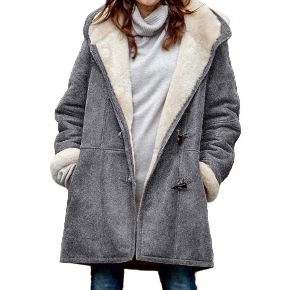 Krohn-e | Fleece-Jacke mit Kapuze Winter