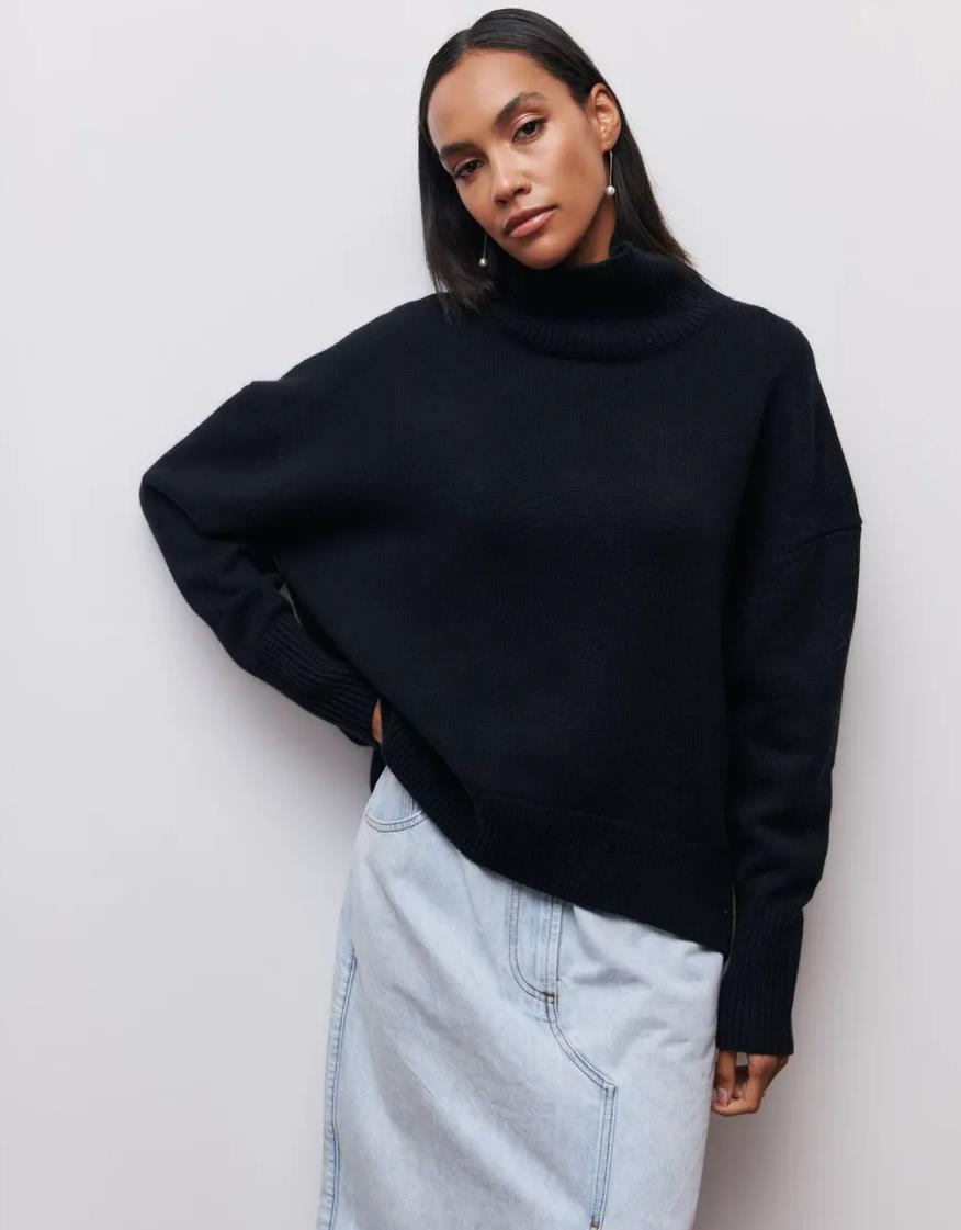 Damen kuscheliger Rollkragenpullover Krohn-e
