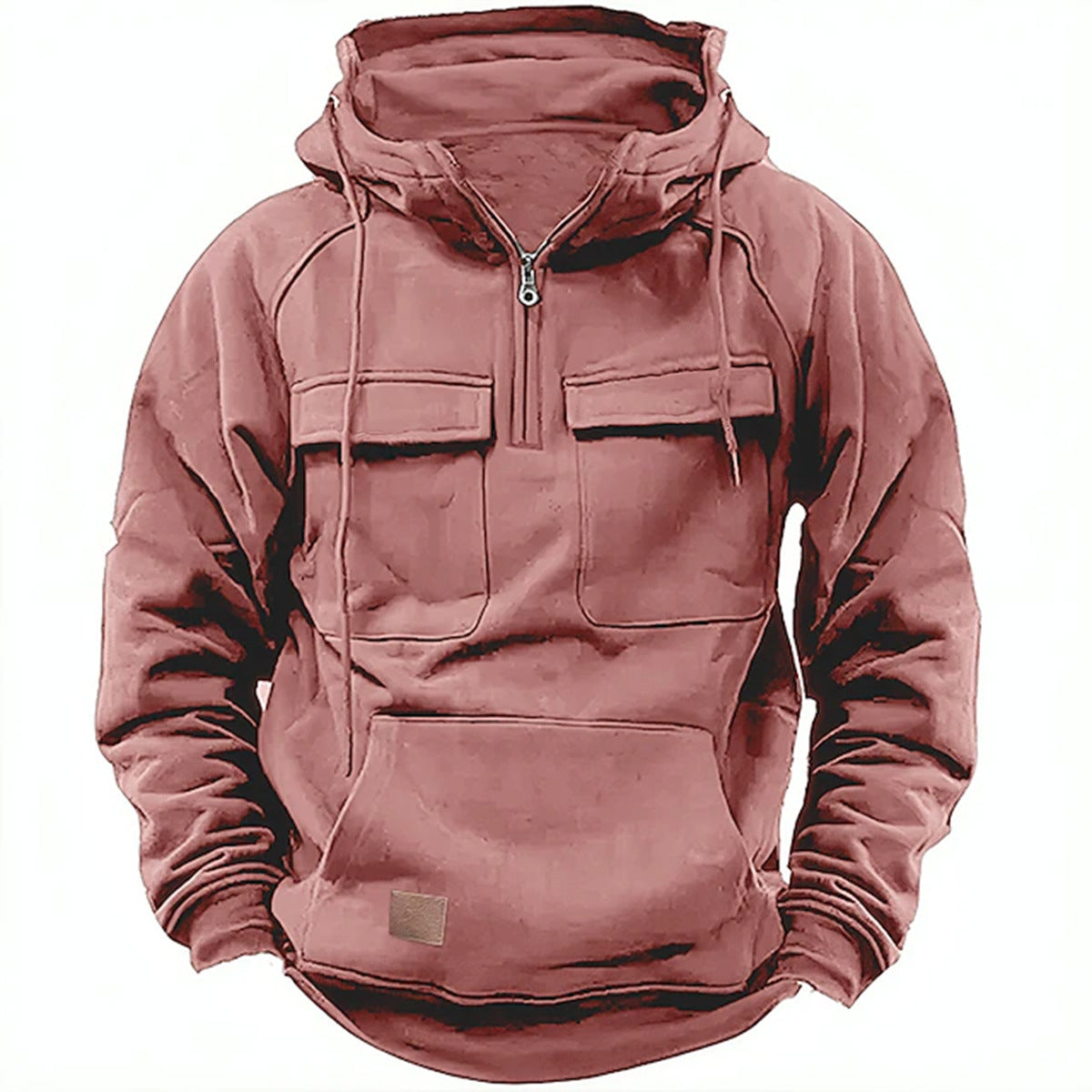 Herren lässiger Kapuzenpullover mit praktischen Taschen und modernem Schnitt Krohn-e