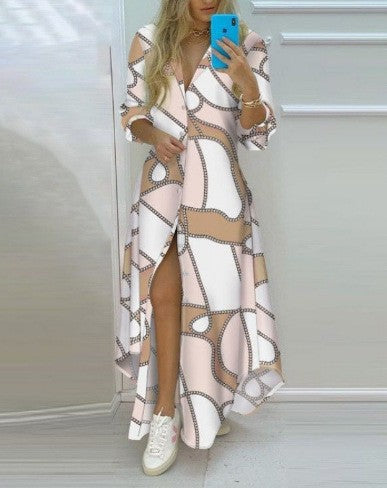 Damen Kimono-Robe mit Printdesign Krohn-e