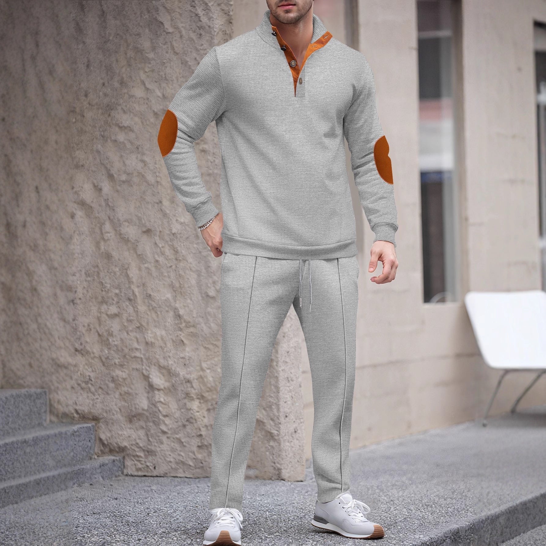Herren Sportanzug mit modernem Schnitt und eleganten Kontrastdetails Krohn-e