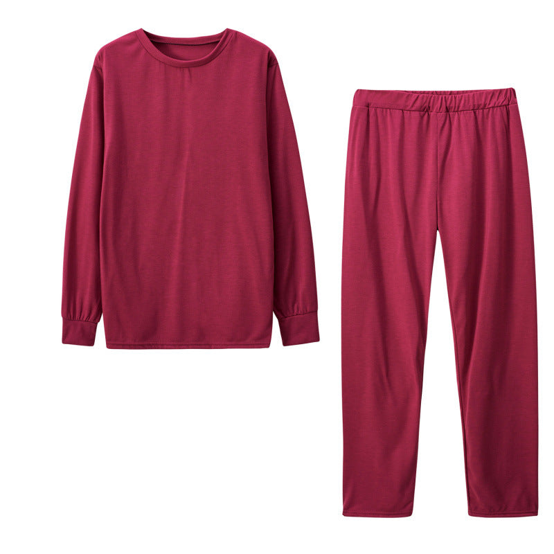 Damen Langarm Schlafanzug Set mit elastischen Hosen Krohn-e