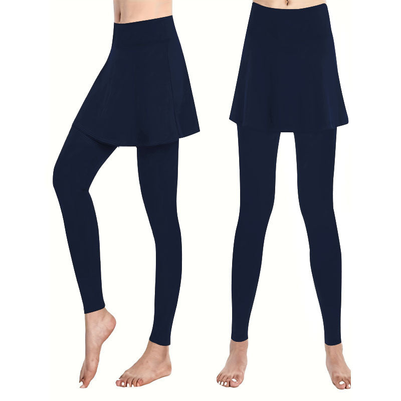 Damen Leggings mit integrierter Skirtschnitt Krohn-e