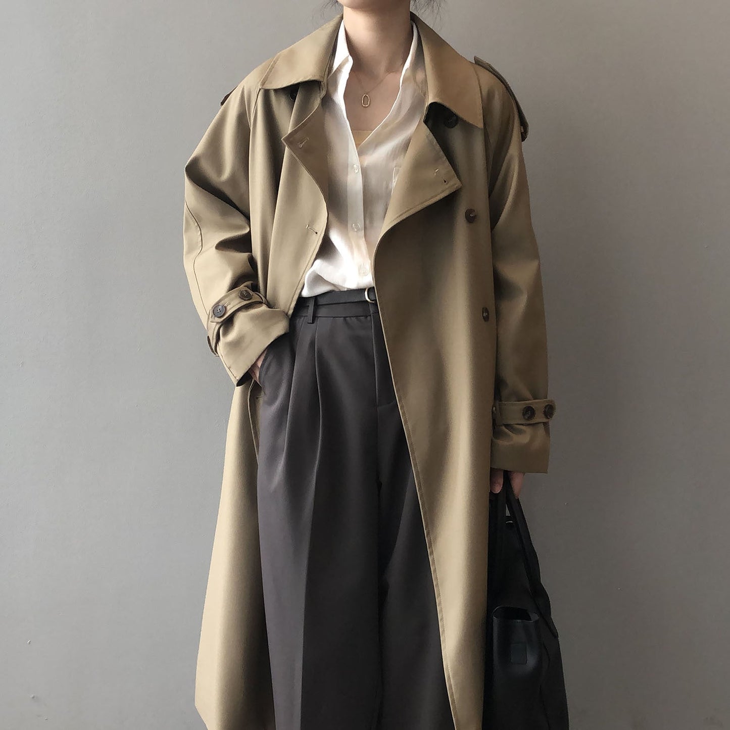 Damen Trenchcoat Juna - modisch, doppelreihig
