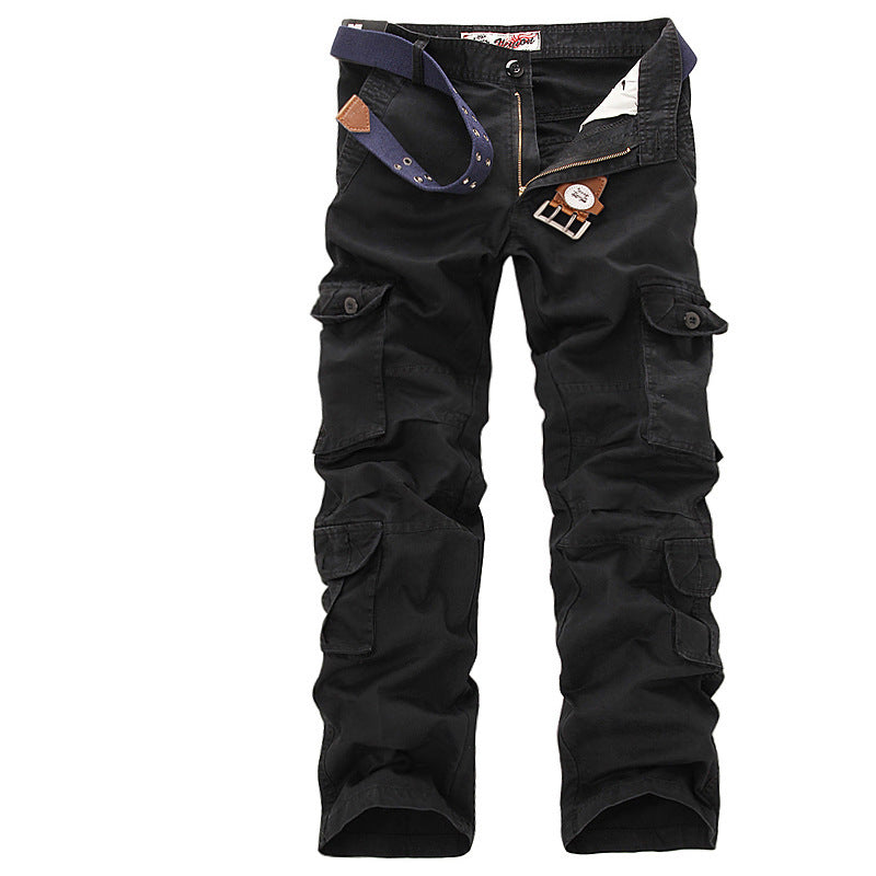 Herren Multifunktionale Cargo-Hose mit verstellbarem Bund und zahlreichen Taschen Krohn-e