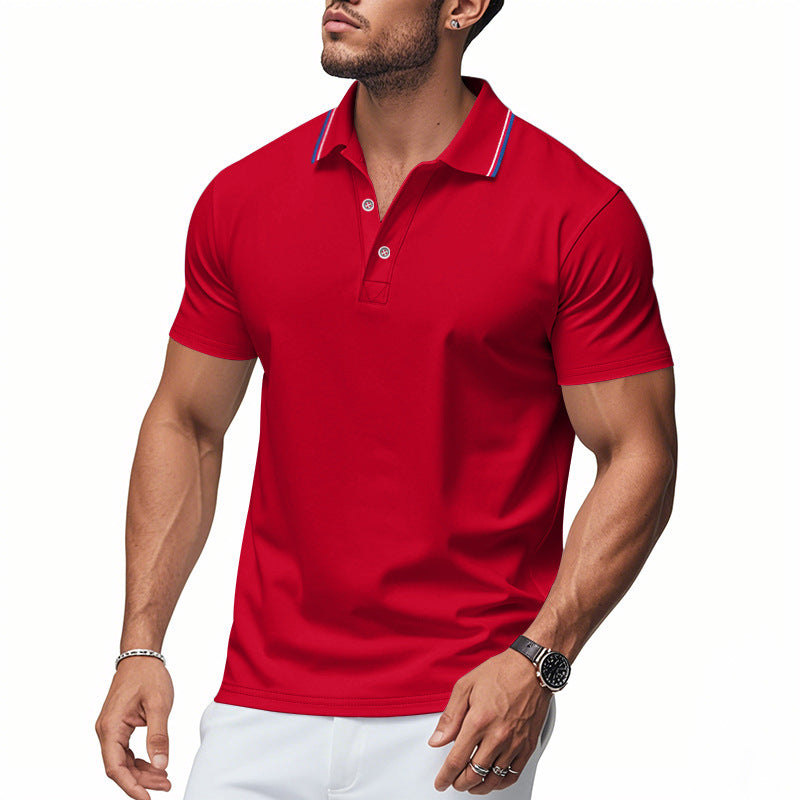 Herren Poloshirt mit modernem Kragen und feuchtigkeitsregulierender Technologie Krohn-e