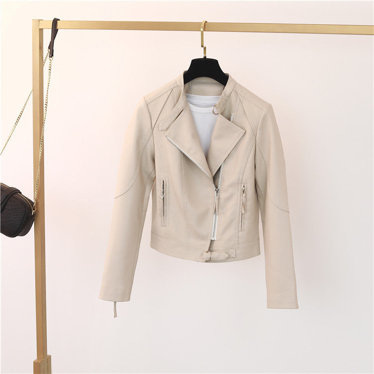 Damen lässige Bikerjacke aus hochwertigem  Krohn-e