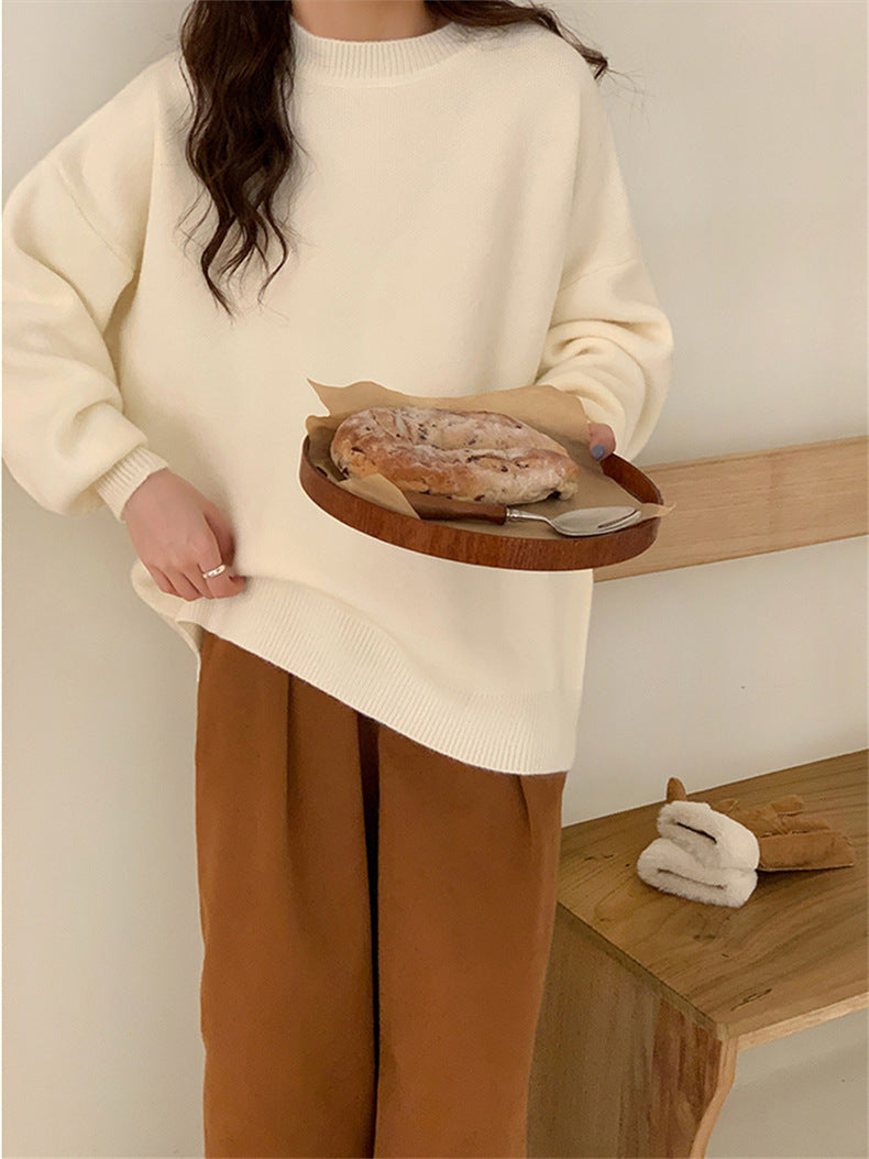 Damen Oversized Strickpullover mit weichem Material und lässigem Schnitt Krohn-e