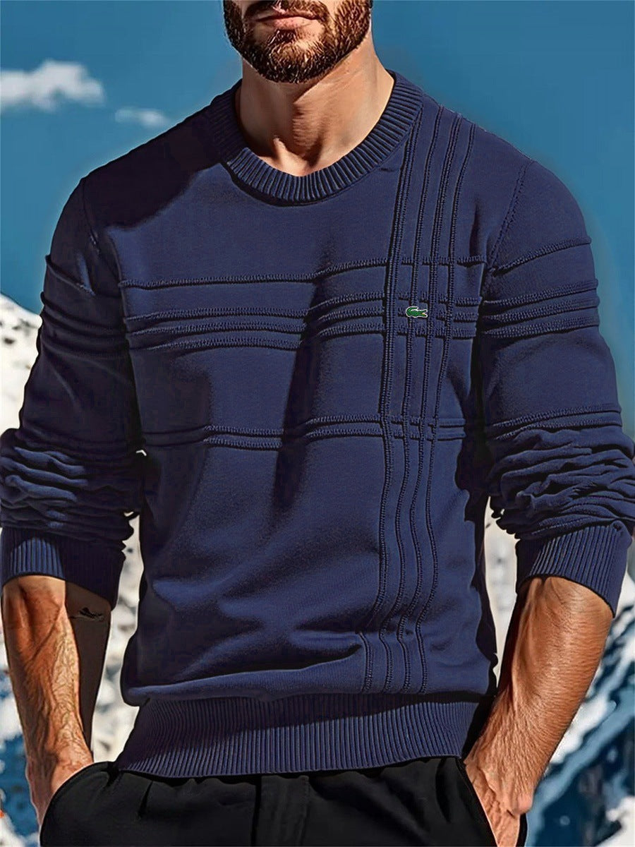 Herren stylischer Strickpullover mit einzigartigen Texturdetails Krohn-e