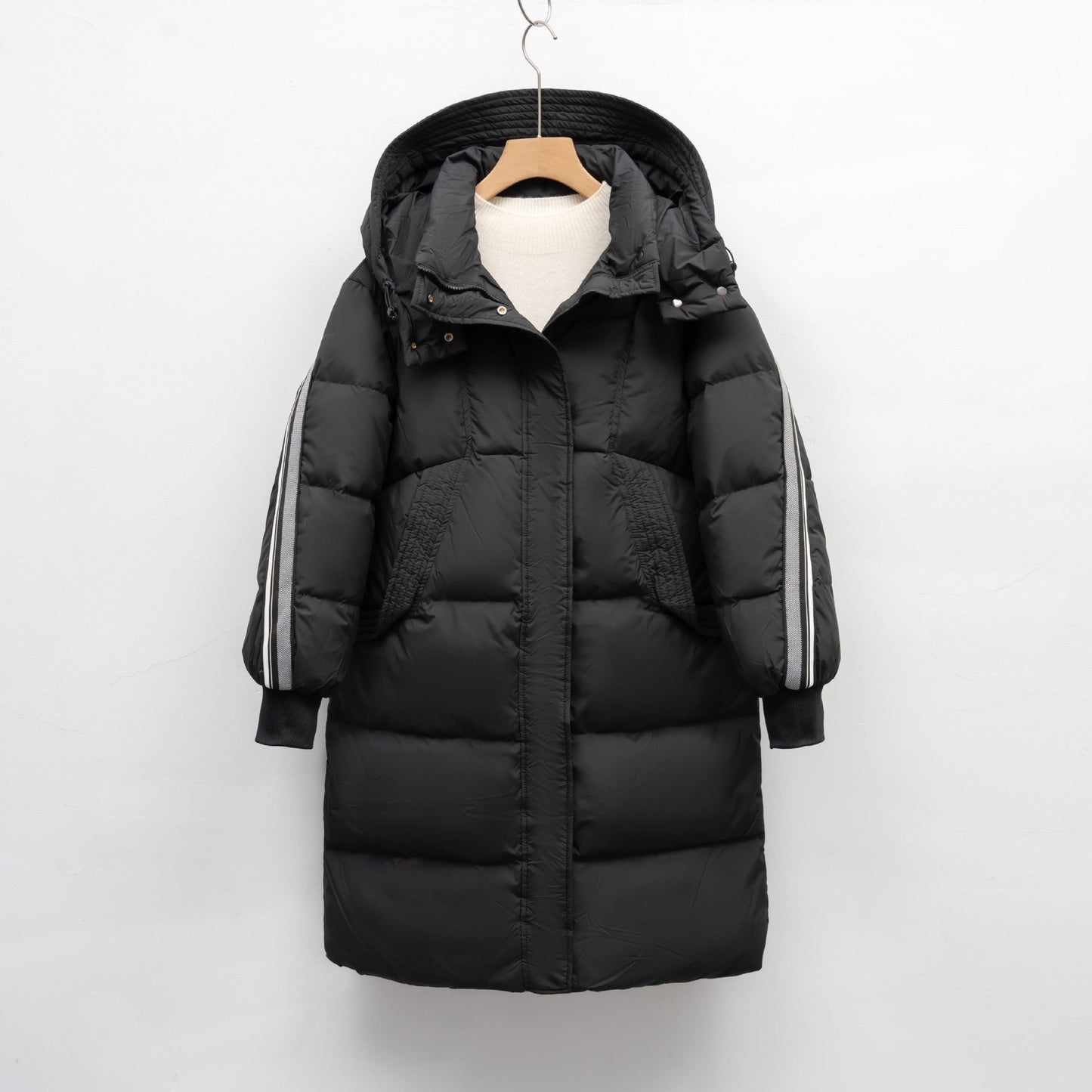 Damen Isolierter Wintermantel mit funktionalen Taschen und verstellbarer Kapuze Krohn-e