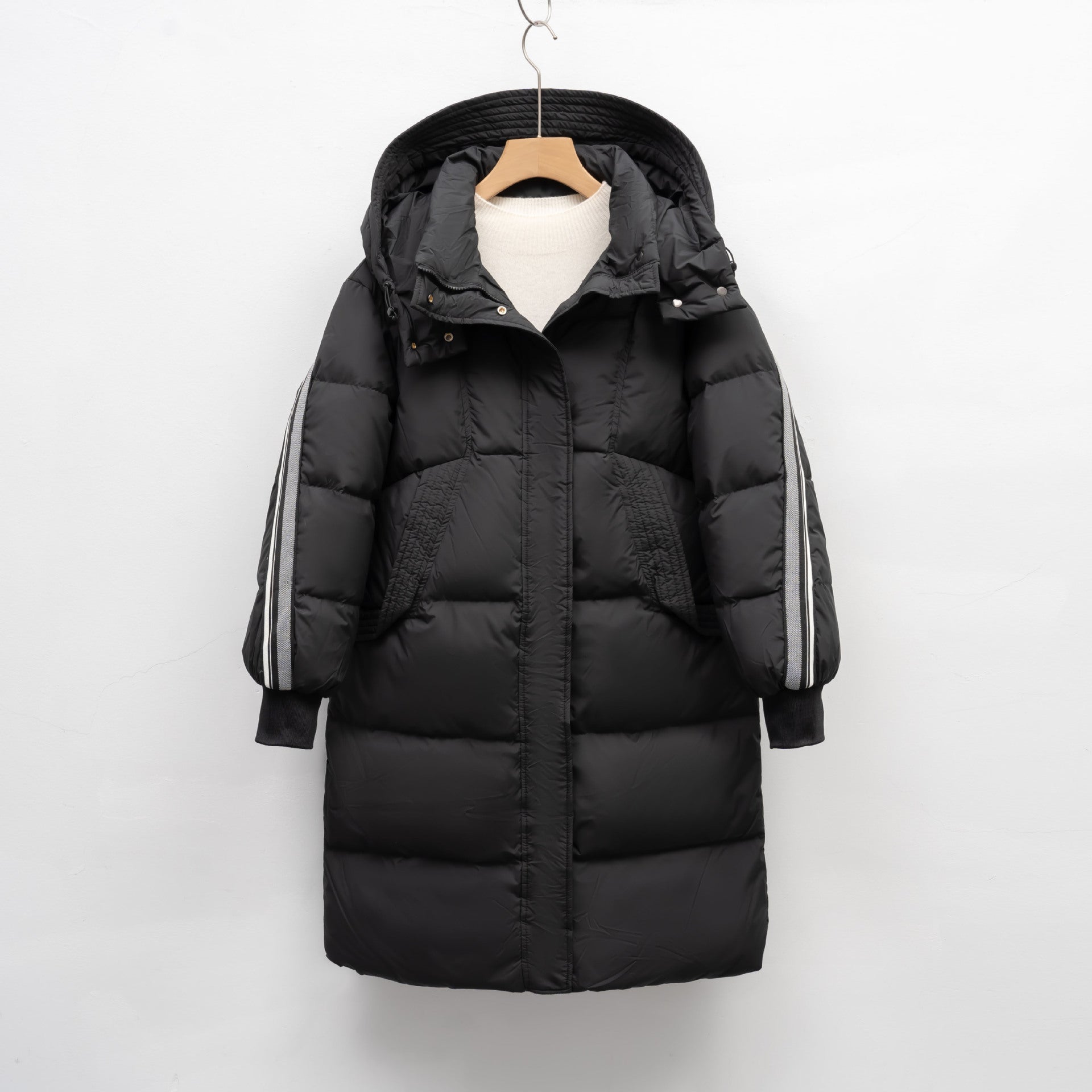 Damen Isolierter Wintermantel mit funktionalen Taschen und verstellbarer Kapuze Krohn-e