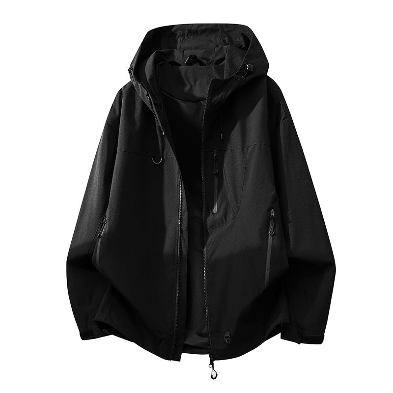 Damen technische Outdoorjacke mit multifunktionalen Taschen und verstellbarem Kapuzensystem Krohn-e