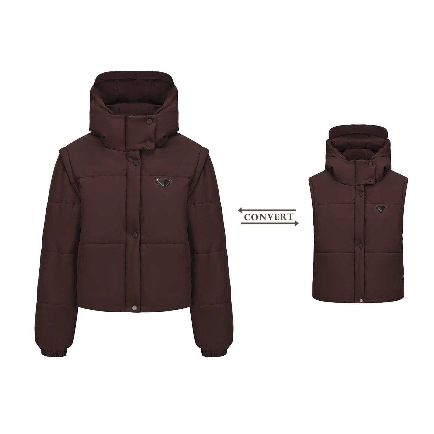Damen wandelbare Steppjacke Krohn-e