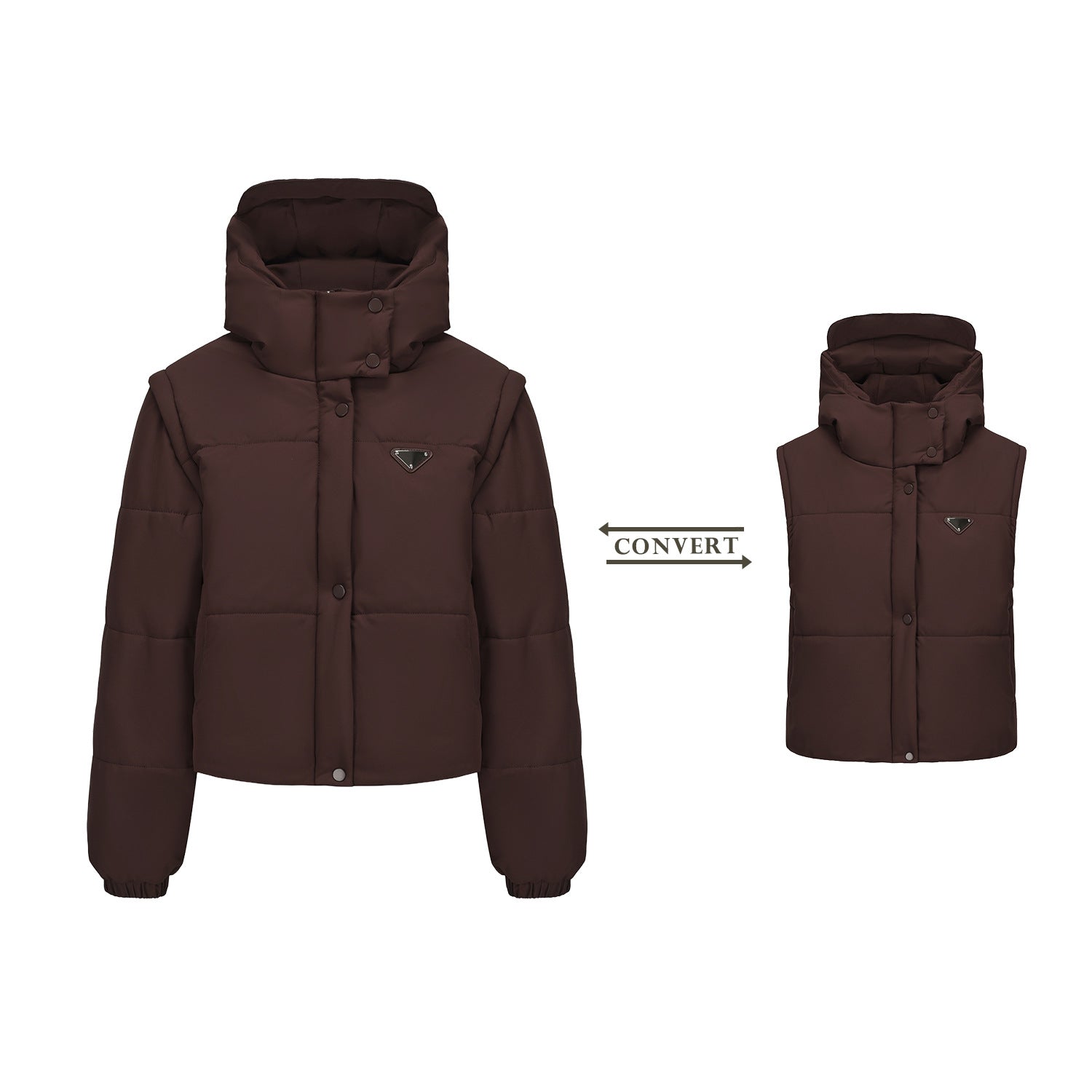 Damen wandelbare Steppjacke Krohn-e
