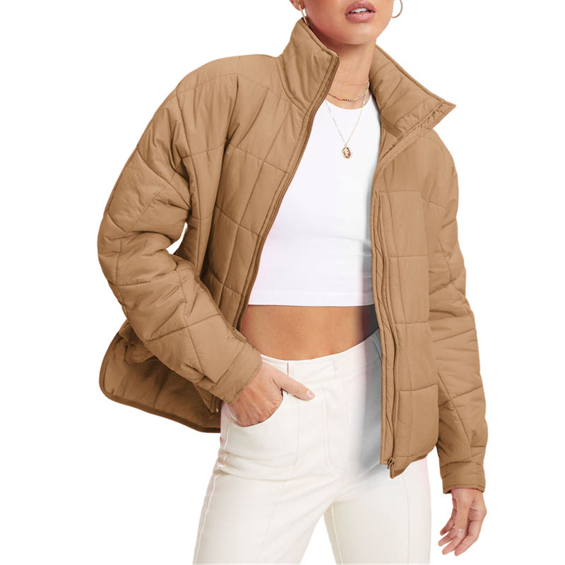 Damen wärmeisolierte Steppjacke mit hohem Kragen Krohn-e