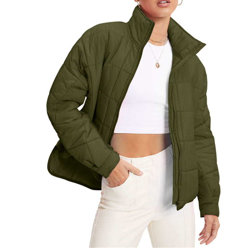 Damen wärmeisolierte Steppjacke mit hohem Kragen Krohn-e