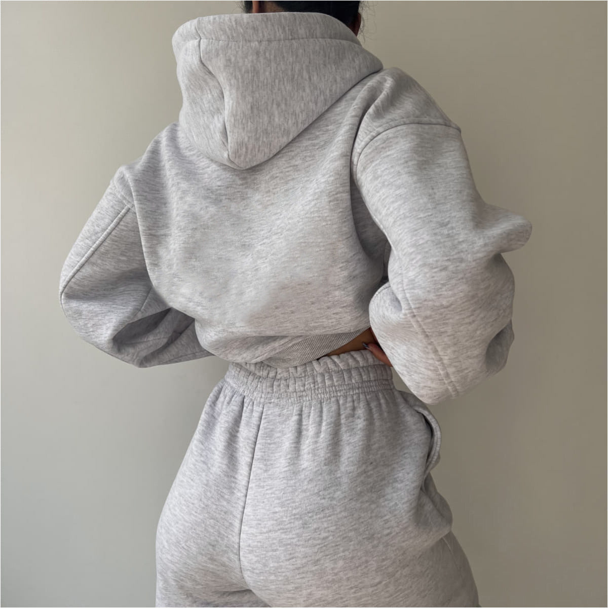 Damen modisches und lässiges Hoodie-Set mit weitem Schnitt Krohn-e