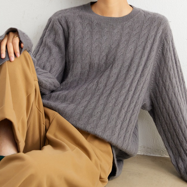 Krohn-e | Cashmere Couture Gestrickter Pullover