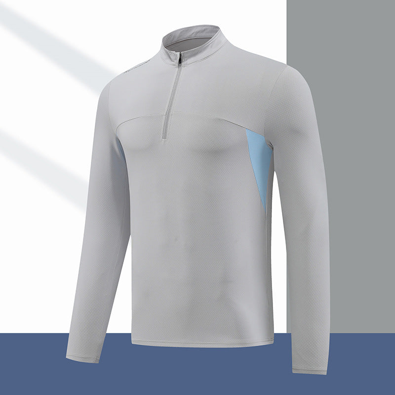 Herren Funktions-Thermoshirt mit Stehkragen und Reißverschluss Krohn-e