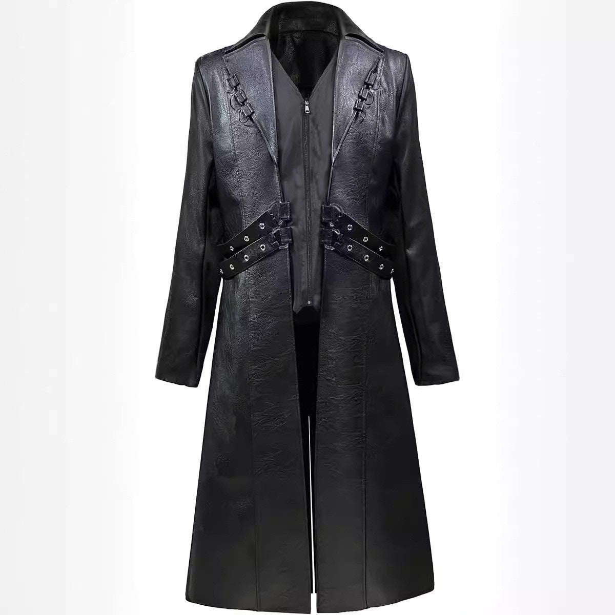 Damen elegante lange jacke mit gefüttertem Innenfutter Krohn-e