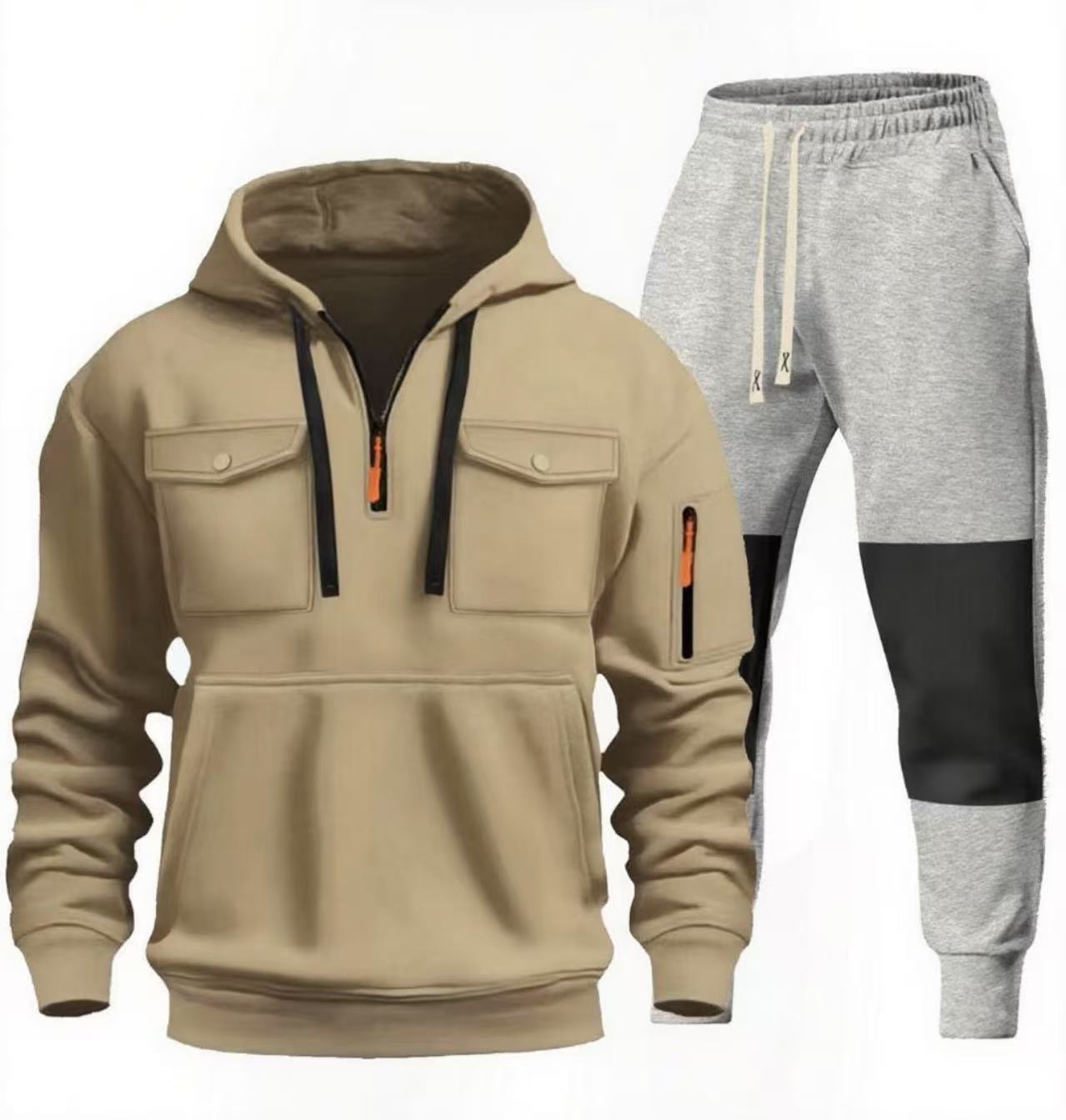 Herren funktionaler Sweatshirt- und Jogginghosen-Set Krohn-e