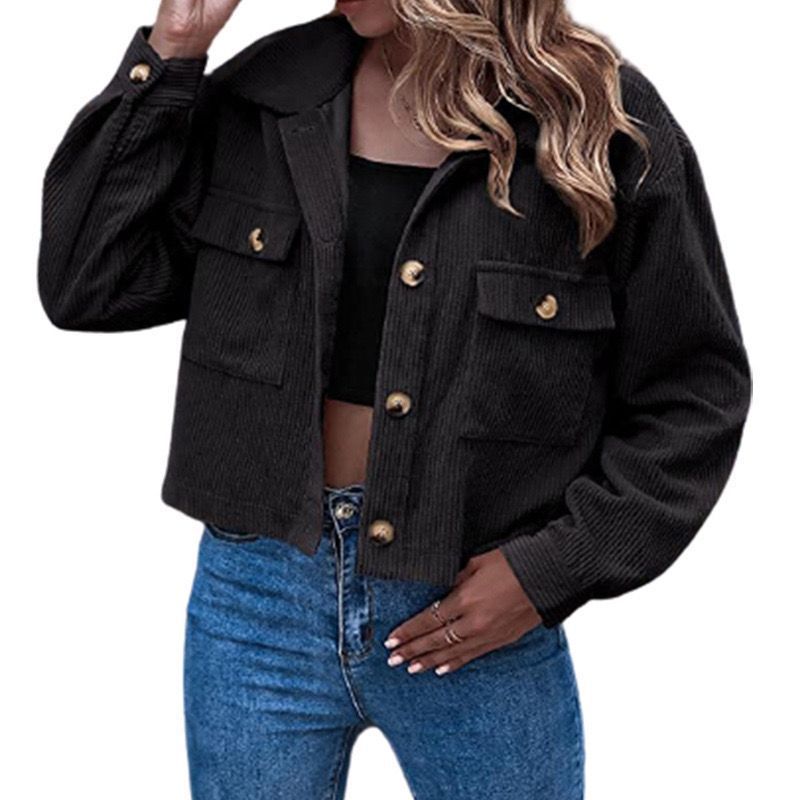 Damen Cordjacke mit praktischen Taschen Krohn-e