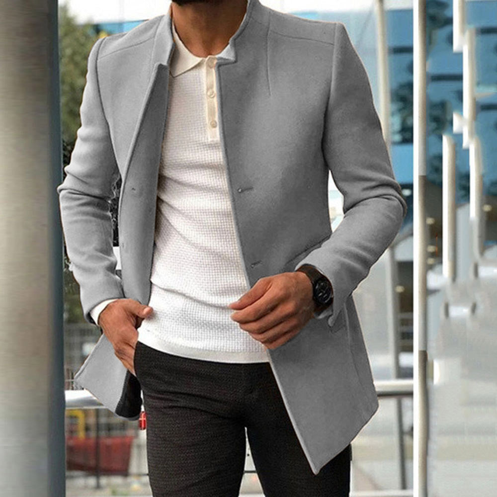 Herren moderner Designermantel Krohn-e