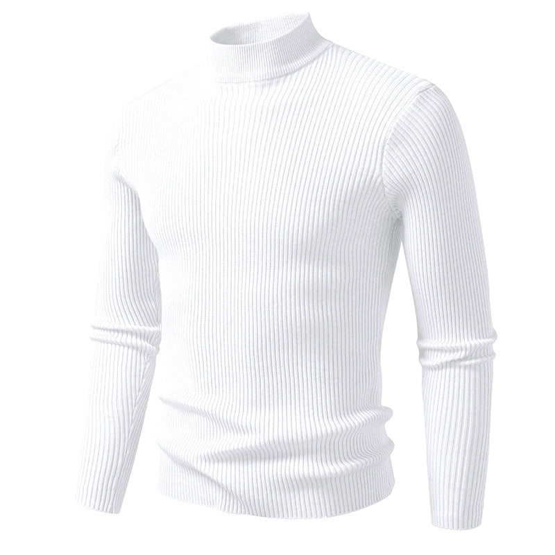 Herren Hochwertiger Rollkragenpullover aus Rippenstrick Krohn-e