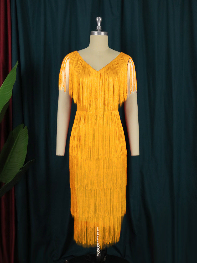 Damen Fransen Kleid Krohn-e