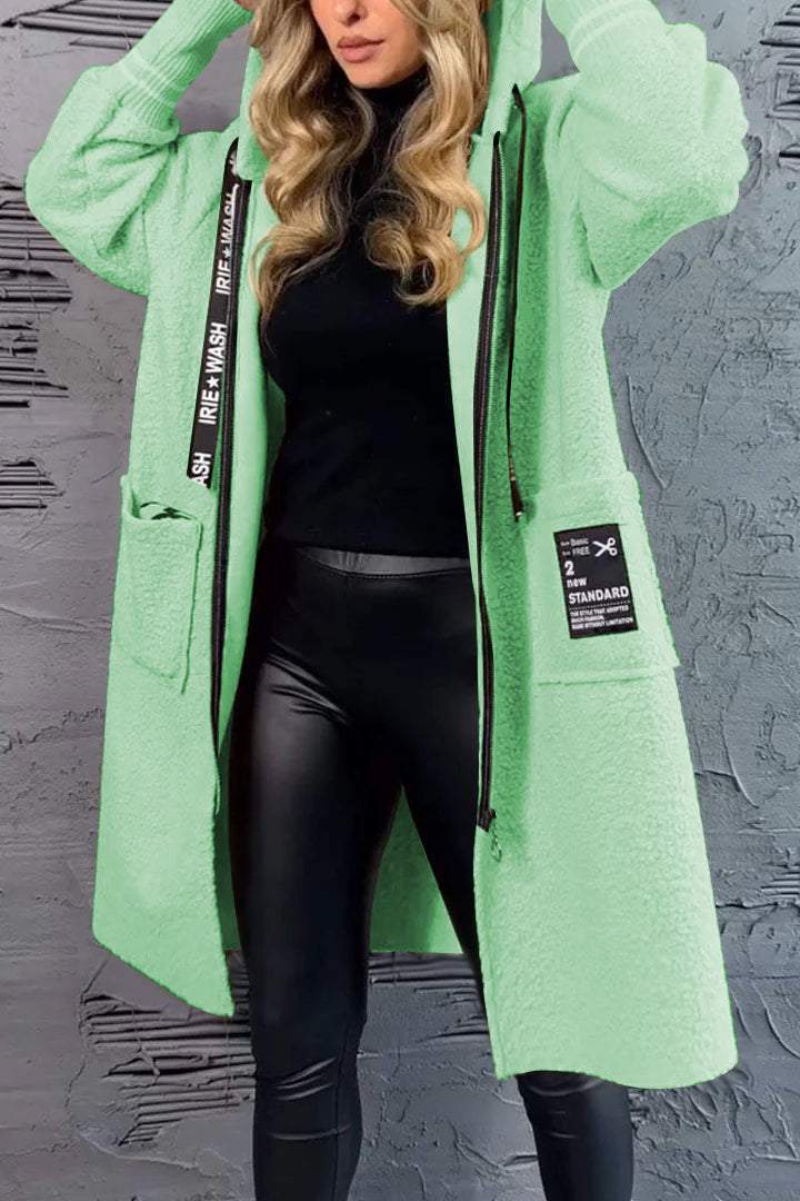 Damen Kuschelige Teddyjacke mit praktischen Taschen Krohn-e
