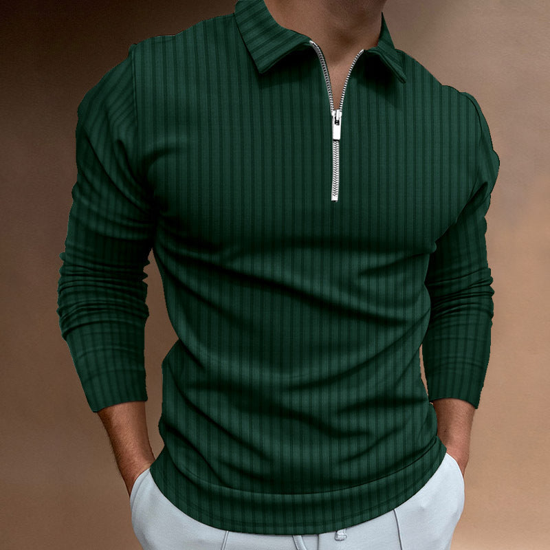 Herren modischer Poloshirt mit Reißverschluss Krohn-e