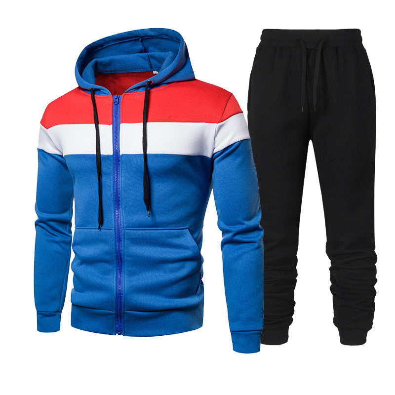 Herren sportliches Freizeit-Set mit modischem Farbblockdesign Krohn-e