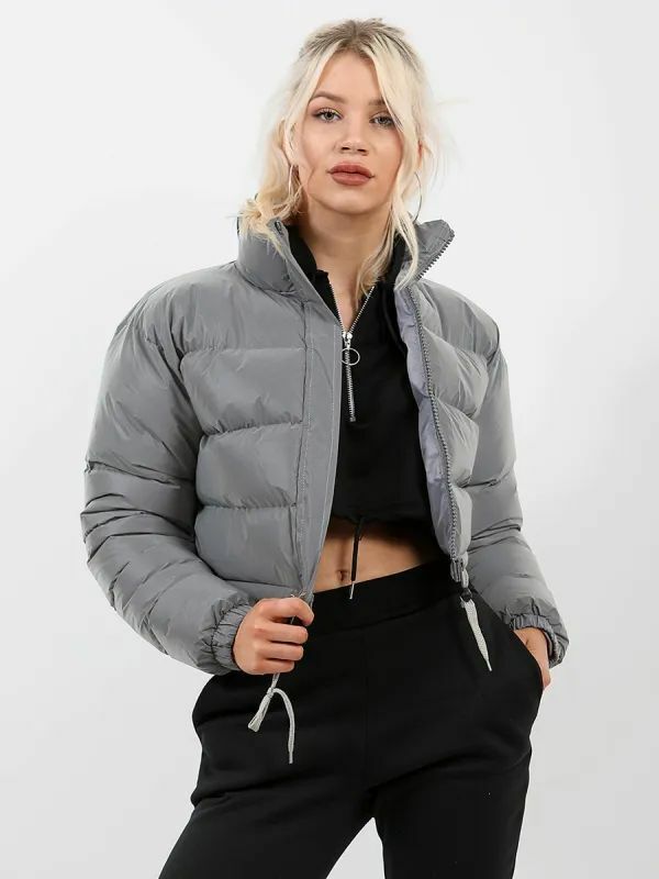 Damen stylische, kurz geschnittene Steppjacke Krohn-e