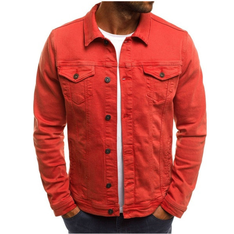 Herren Jeansjacke im modernen Design mit praktischen Brusttaschen Krohn-e