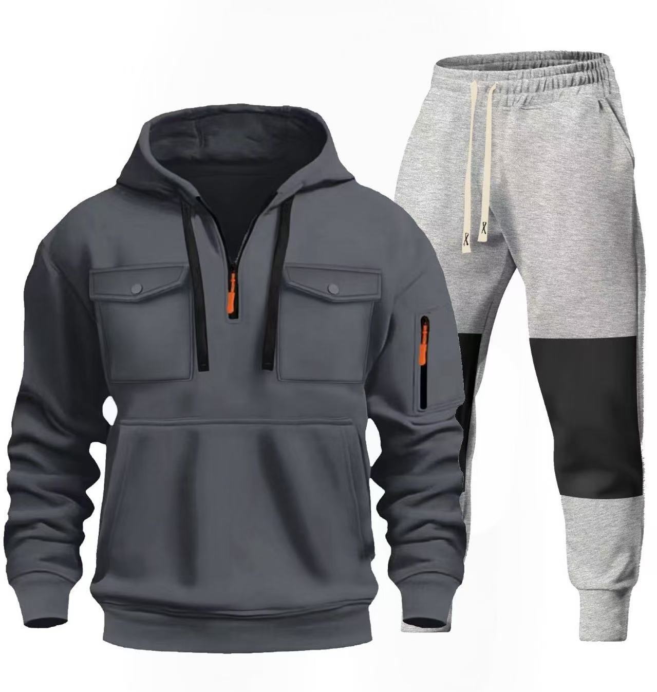 Herren funktionaler Sweatshirt- und Jogginghosen-Set Krohn-e