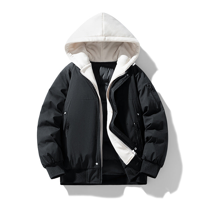 Damen wattierte Übergangsjacke mit abnehmbarem Kapuzensystem und stylischem Innenfutter Krohn-e