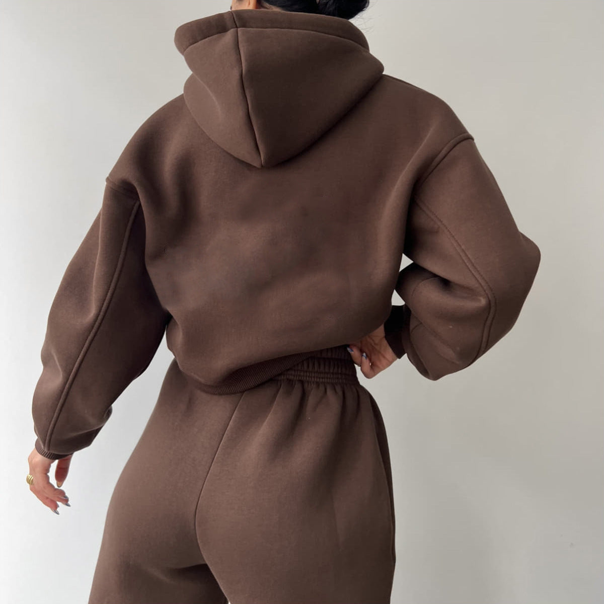 Damen modisches und lässiges Hoodie-Set mit weitem Schnitt Krohn-e