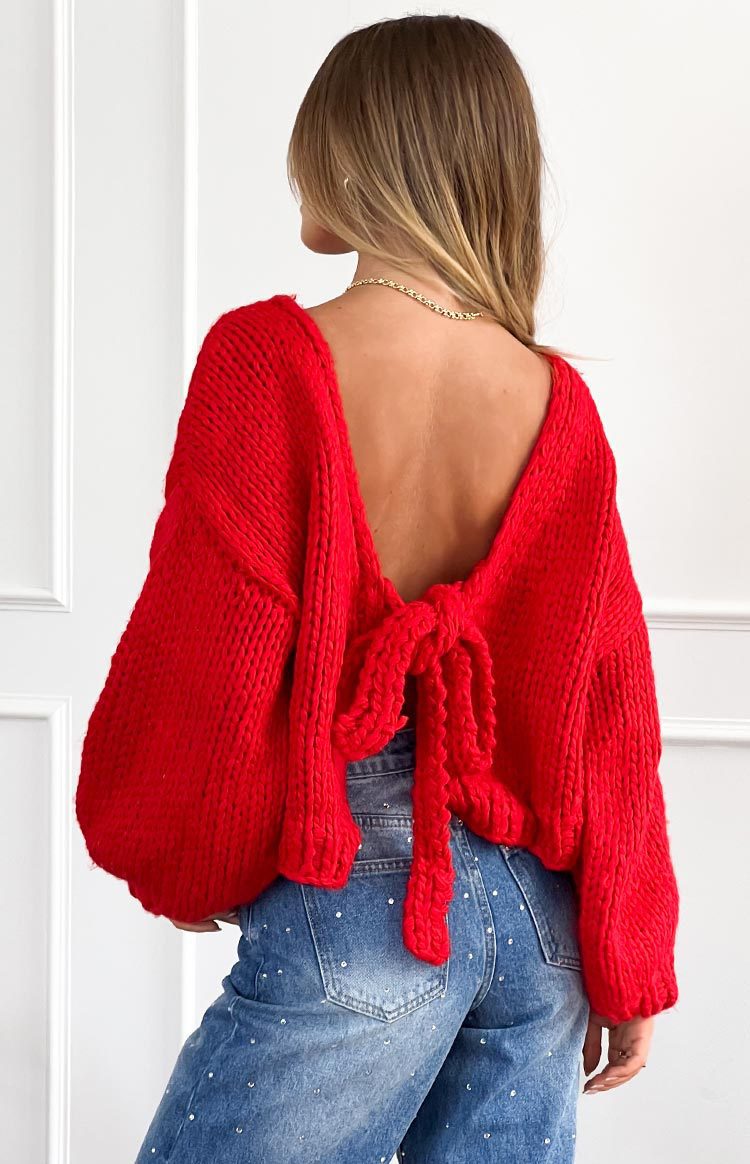 Damen lässige Strickjacke mit Bindeverschluss und weiten Ärmeln Krohn-e