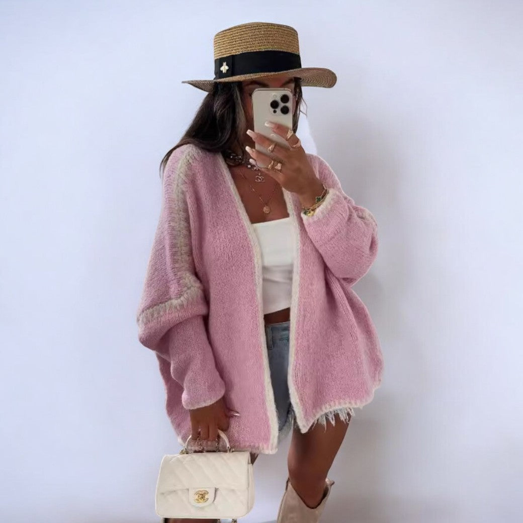Krohn-e | Elegante Strickjacke Im Overgröße Stil