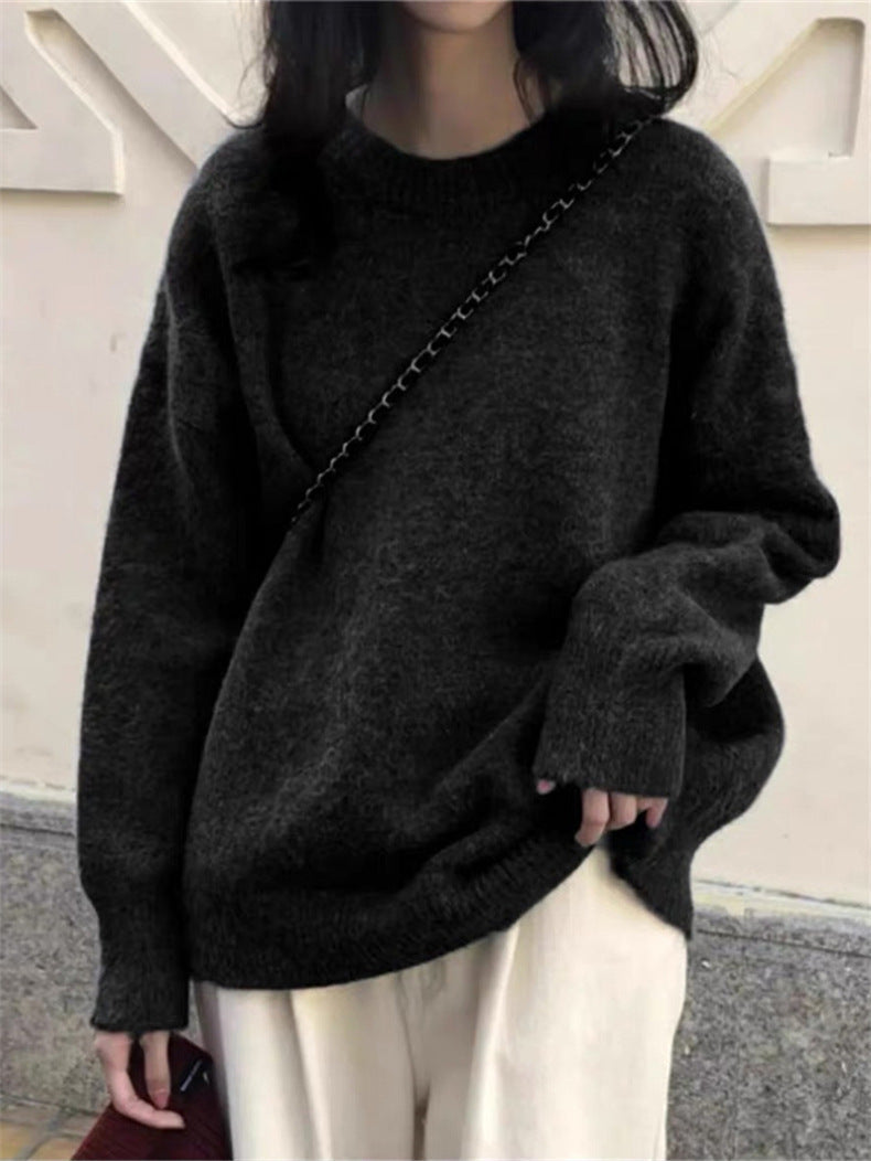 Damen Oversized Strickpullover mit weichem Material und lässigem Schnitt Krohn-e