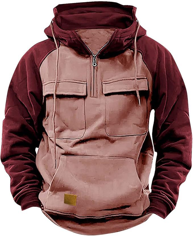 Herren Sportlicher Baumwoll-Hoodie mit Kapuze und praktischen Taschen Krohn-e